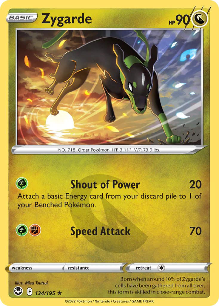 Zygarde (134/195) - Silver Tempest (SIT)